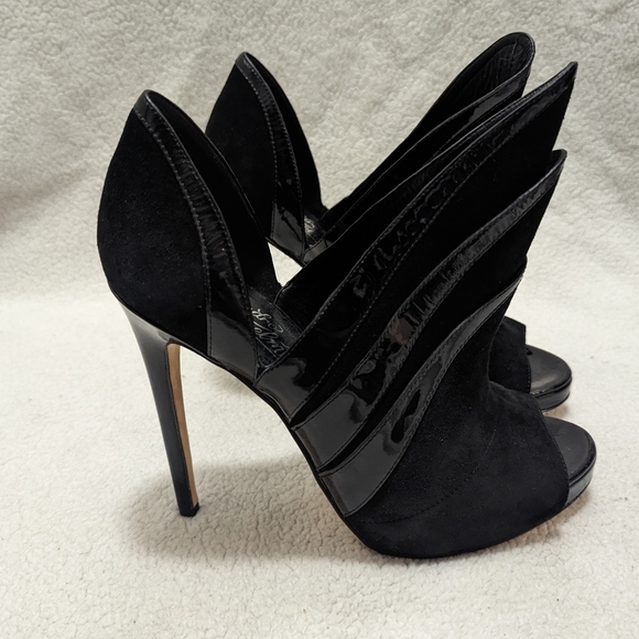Alejandro Ingelmo Origami Peep Toe Bootie Heels!! - Picture 4 of 14